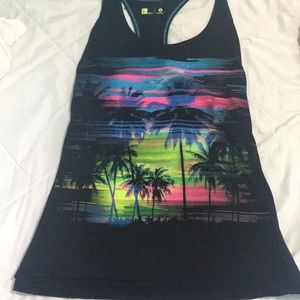 palm tree tank top
